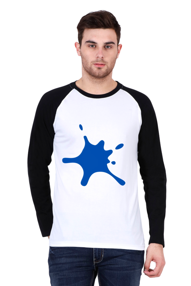 Color Splash Fun: Dive into Bluelander's Raglan Cotton Full Sleeve T-Shirts!