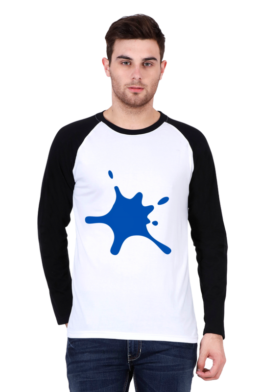 Color Splash Fun: Dive into Bluelander's Raglan Cotton Full Sleeve T-Shirts!