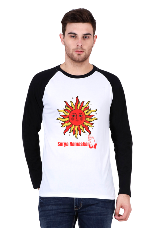 Color Your World with Comfort: Bluelander's Raglan Cotton Full Sleeve Tee!