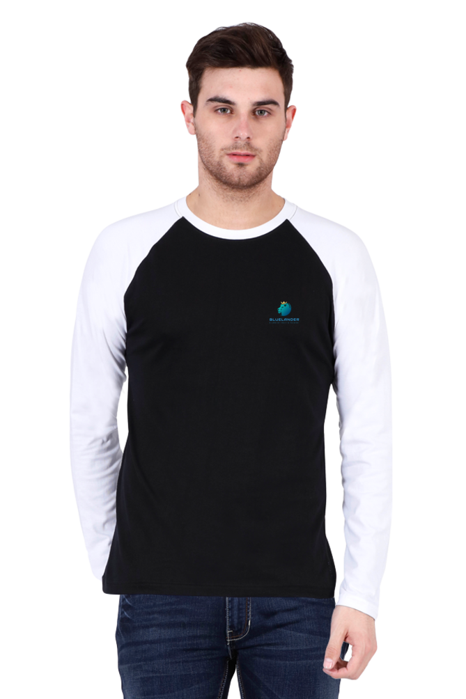 Sleeve Up for Success: Bluelander's Raglan Cotton Full Sleeve Tee Takes Charge!