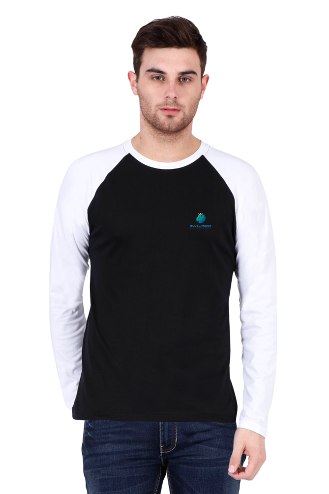 Unleash Your Style: Bluelander's Raglan Cotton Full Sleeve T-Shirts!