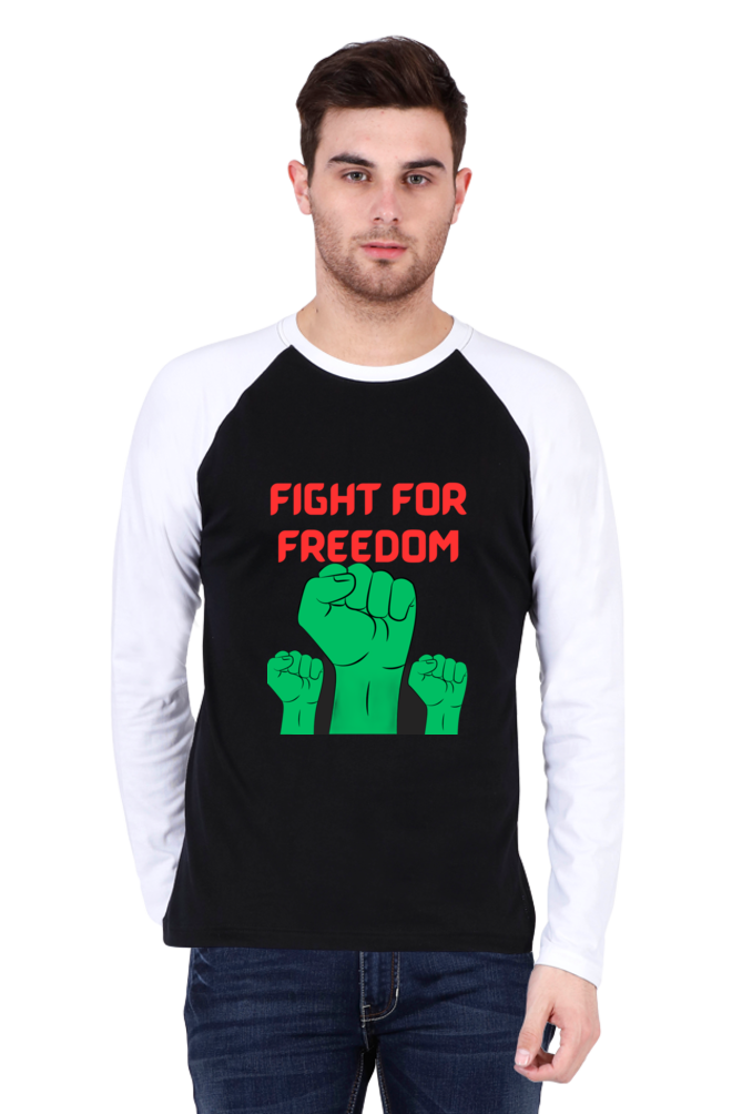 Bluelander's Raglan Cotton Full Sleeve Tee – Step Out in Style and Comfort.
