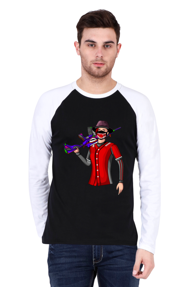 Elevate Your Fashion: Bluelander's Raglan Cotton Full Sleeve T-Shirts!
