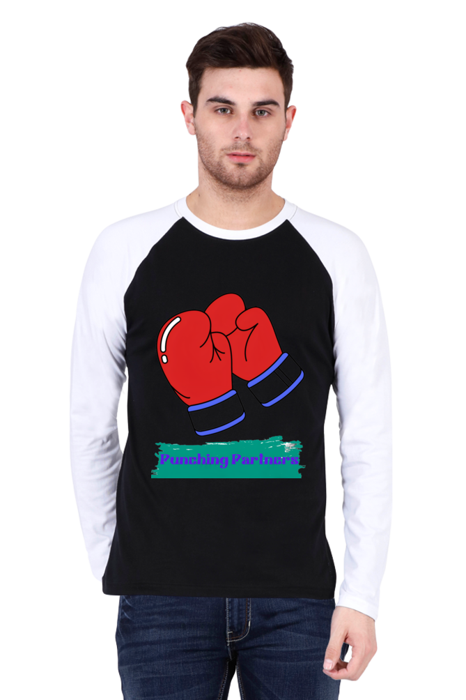 Bluelander's Raglan Cotton Full Sleeve T-Shirt: Elevate Your Style, Make a Statement!