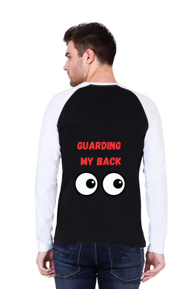 Elevate Your Backstyle: Bluelander's Enhanced Design Raglan Full Sleeve Tee – Step Out with Confidence.