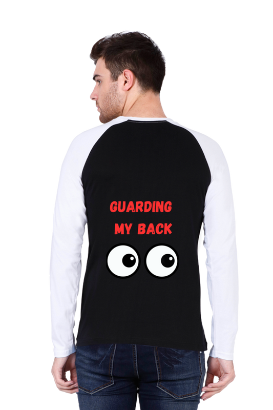 Elevate Your Backstyle: Bluelander's Enhanced Design Raglan Full Sleeve Tee – Step Out with Confidence.