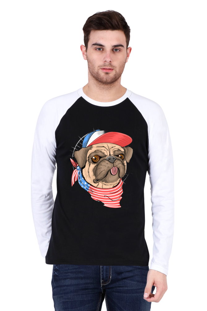 Redefine Fashion: Bluelander's Raglan Cotton Full Sleeve T-Shirt!
