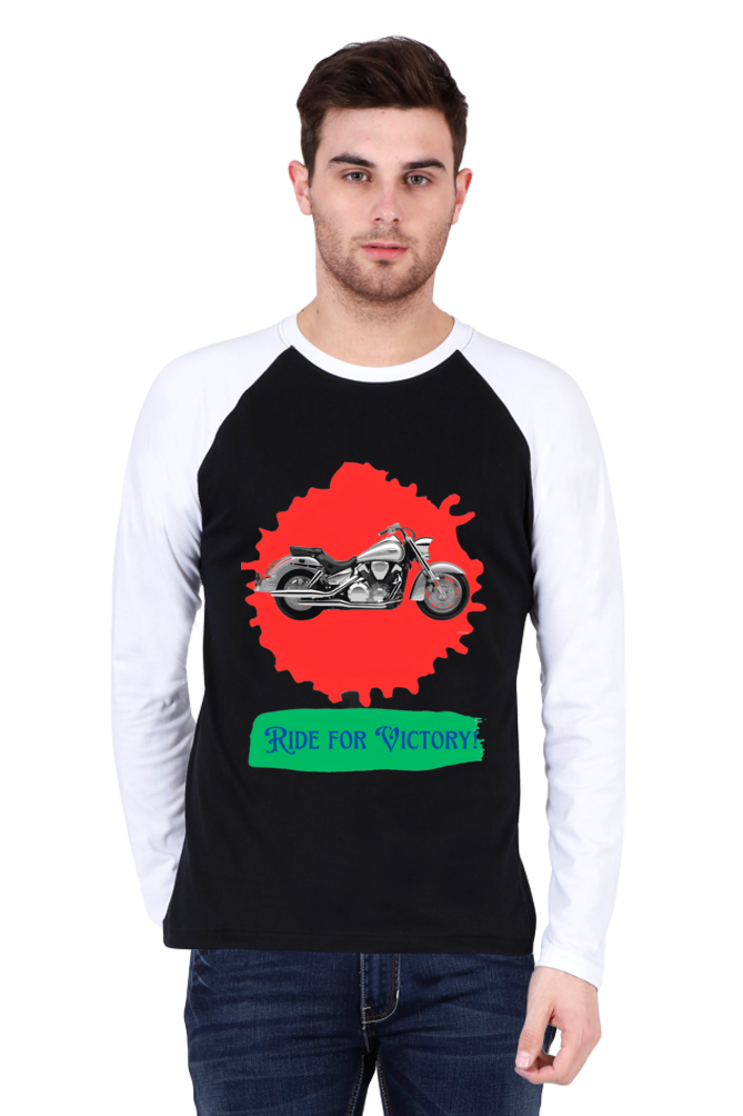 Raglan Rendezvous: Elevate Your Style with Bluelander's Full Sleeve Cotton T-Shirts!