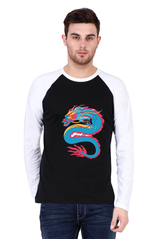 Bluelander's Raglan Cotton Full Sleeve Tee - Unleash Fashion Forward Comfort!
