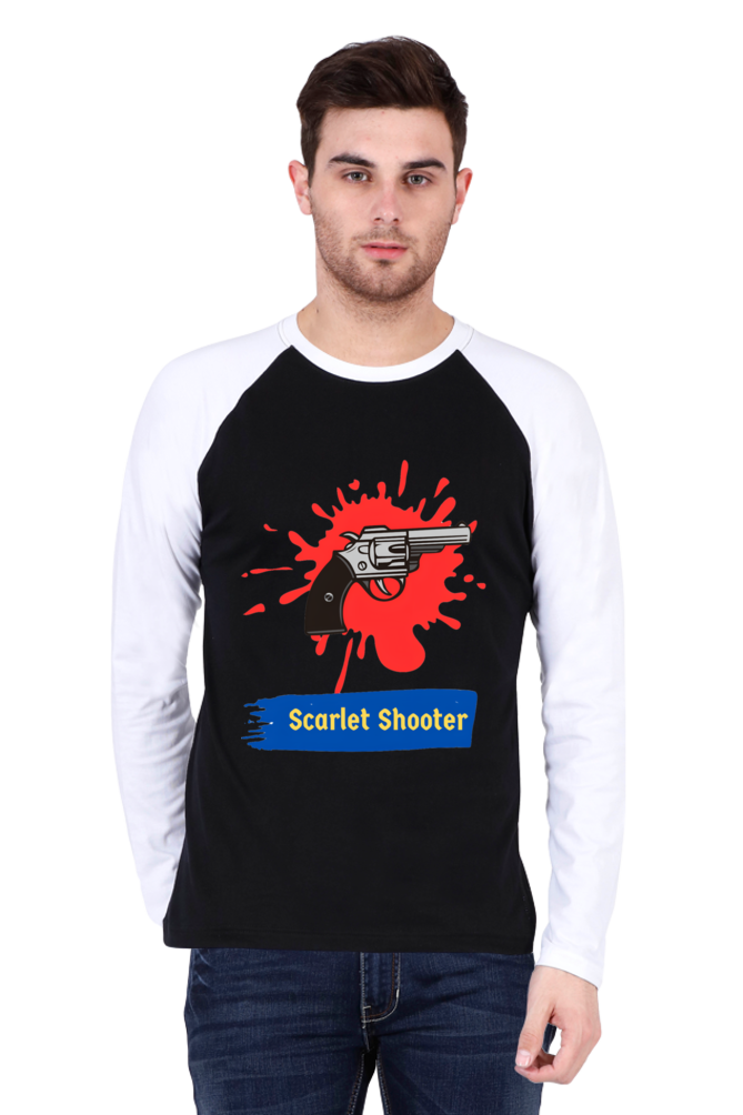 Elevate Your Look: Bluelander's Raglan Full Sleeve Cotton T-Shirt for Timeless Style!