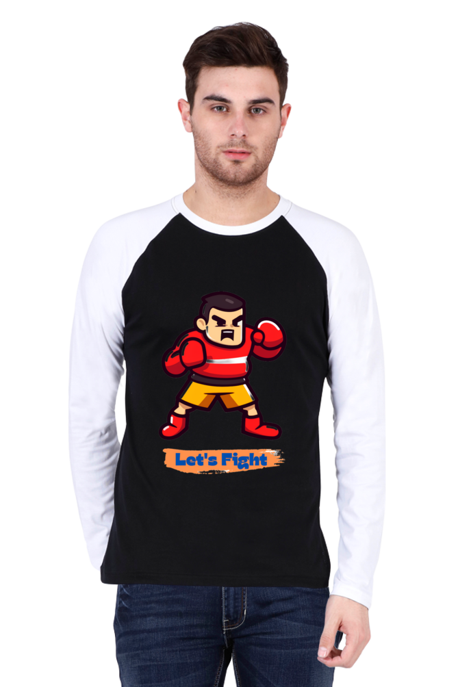 Step into Tomorrow's Fashion: Bluelander's Raglan Cotton Full Sleeve T-Shirt Leads the Way!