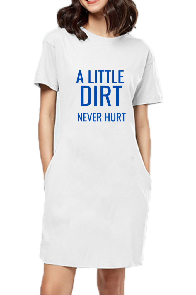 Unveil Timeless Elegance: Bluelander's Full Sleeve Cotton T-Shirt Dress – Where Comfort Meets Style in Every Stitch for Girls and Women's.