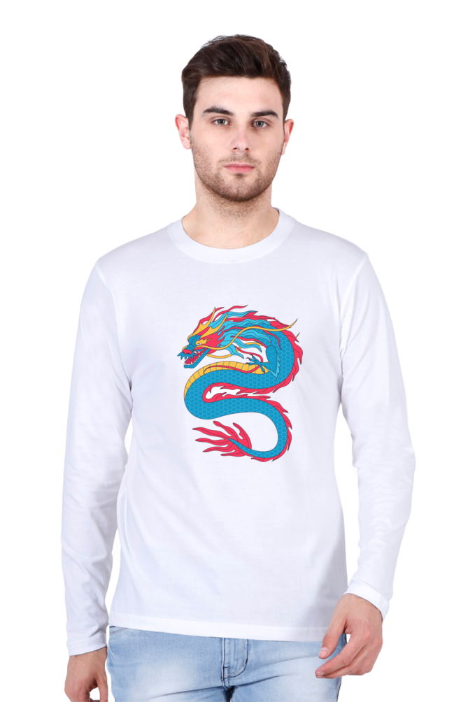 Fashion Begins Here: Bluelander's Cotton Full Sleeve T-Shirt - Elevate Your Style Journey!