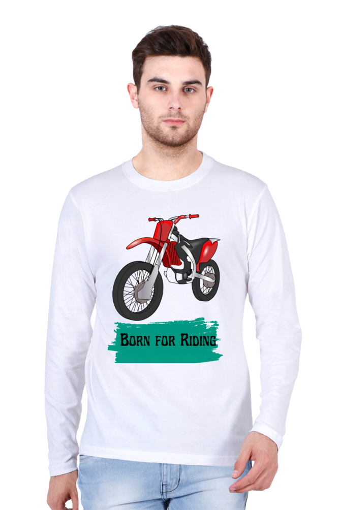 Ride in Style with Bluelander's Cotton Full Sleeve T-Shirts, Make a Statement!