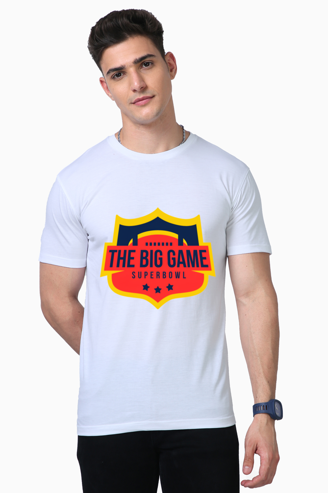Feel the Luxe: Bluelander's Supima Cotton Half Sleeve T-Shirt - Designs That Give Goosebumps!