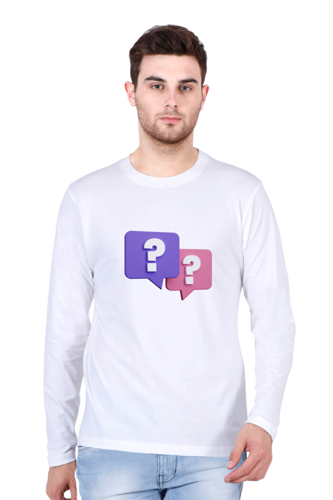 Unleash Your Style: Fun and Playful Vibes with Bluelander's Cotton Full Sleeve Tee!