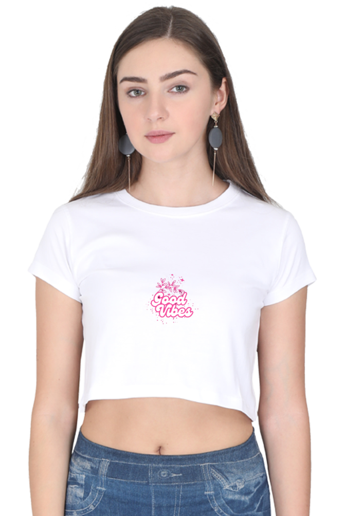 Bluelander Classic Cotton Female Crop Top: Embrace Feel-Good Vibes with Style and Comfort