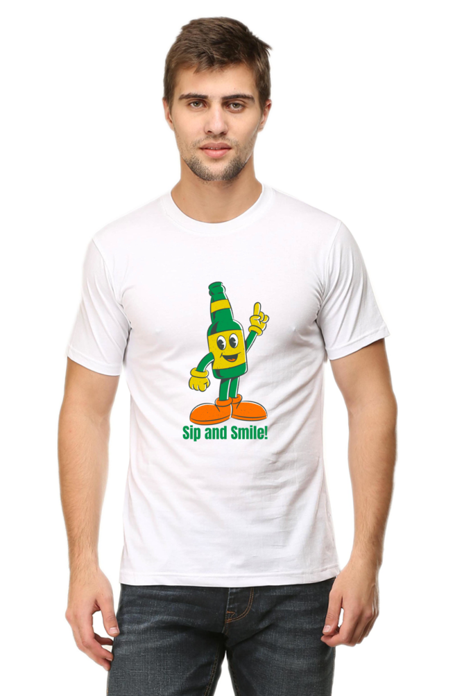 Stand Out in Style: Bluelander's Cotton Half Sleeve T-Shirts with Enhanced Design - Get Noticed!