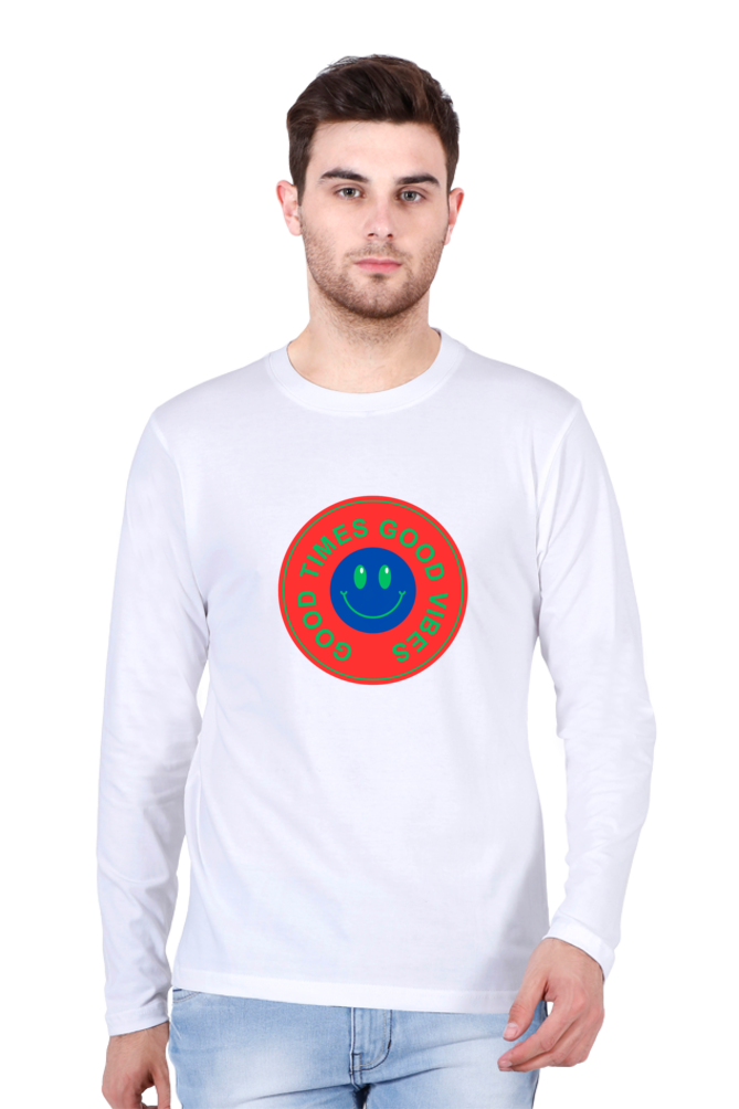Level Up Your Style Game: Rocking Out in Bluelander's Cotton Full Sleeve T-Shirts!