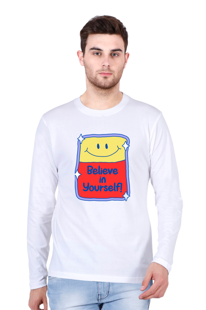 Sleeve it to Believe it: Embrace Your Journey with Bluelander's Full Sleeve Tee!