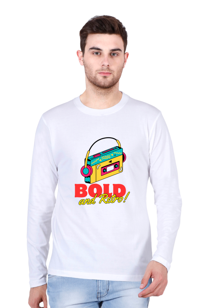 Feel the Fashion Vibe: Bluelander's Full Sleeve Cotton T-Shirt - Make a Stylish Entrance Wherever You Go!