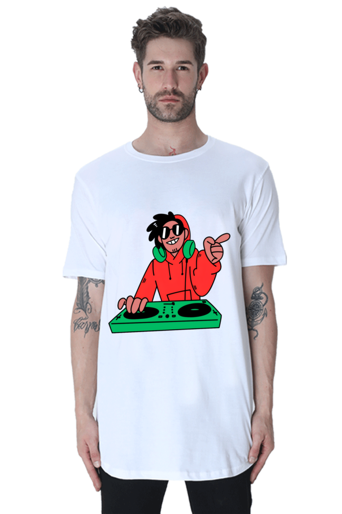 Step Up Your Style Game: Bluelander's Half Sleeve Cotton Longline Curved T-Shirts!