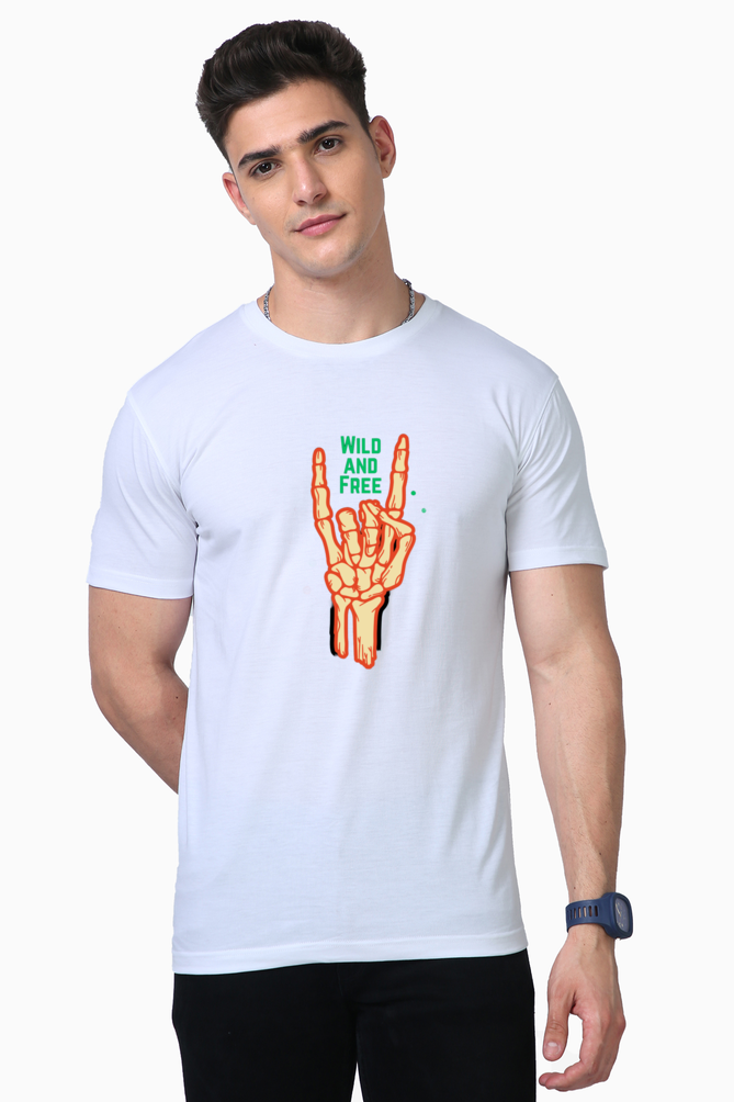 Elevate Your Freedom: BlueLander Supima T-Shirt – Experience Supreme Comfort and Quality with a Design that Lets You Be Wild and Free.