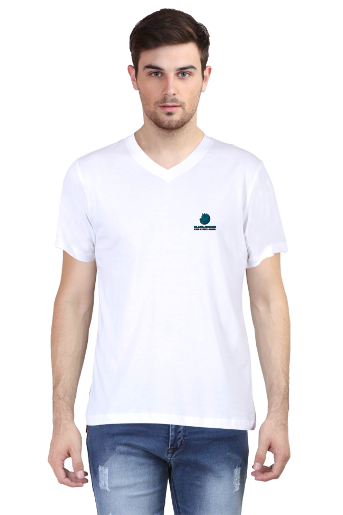 Discover Ultimate Comfort: Bluelander V-Neck Full Sleeve T-Shirt | 100% Cotton | Pre-Shrunk & Bio Washed,Explore Now!
