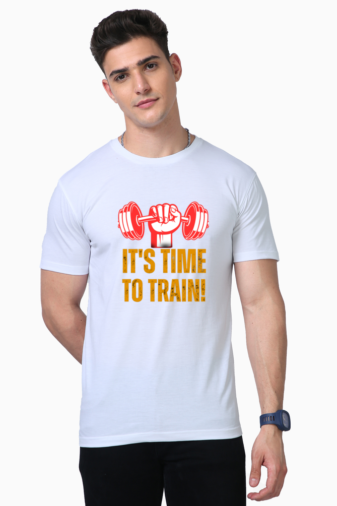 Bluelander Supima Cotton Half Sleeve T-Shirts: Supreme Comfort for a Stylish Workout – It's Time to Train Yourself!