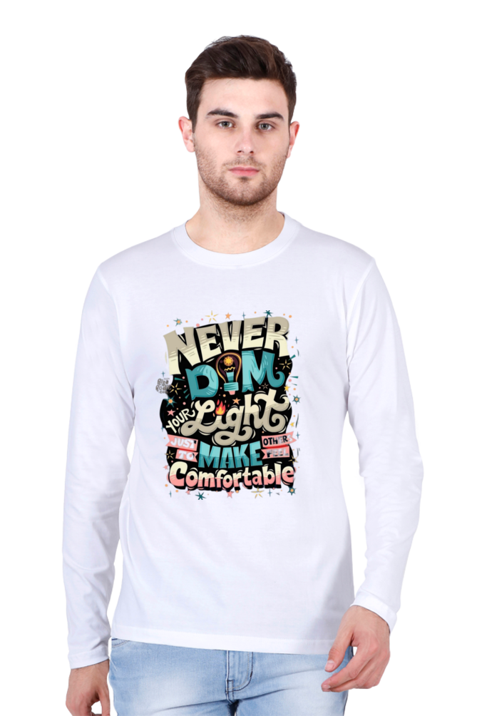 Bluelanders: Comfort Redefined - Unisex Premium Cotton Bio-Washed Full-Sleeve T-Shirt.
