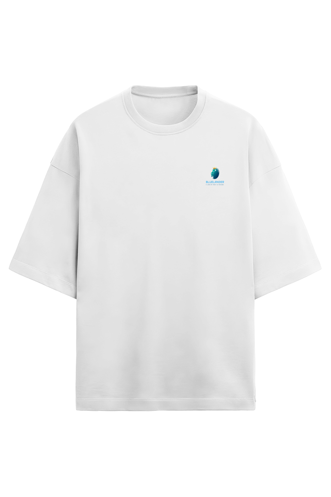 Glow-in-the-Dark Shiva Premium Unisex Oversized Cotton T-Shirt: Let's Light Up the Dark,by Bluelander