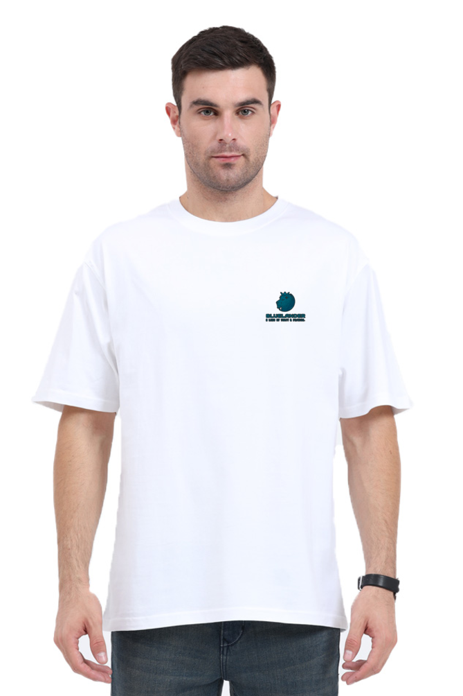 Oversized Comfort, Classic Style: Bluelanders soft cotton bio washed Unisex T-Shirt.