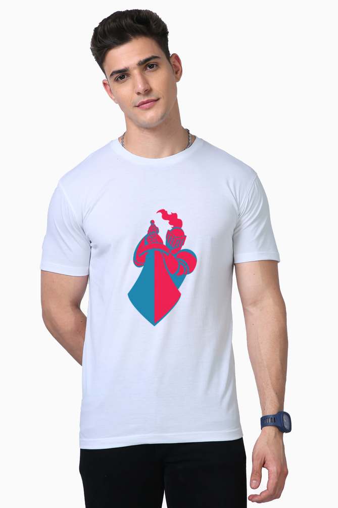 Bluelander's Supima Cotton Half Sleeve Tees:Rock Your Day in Comfort and Style.