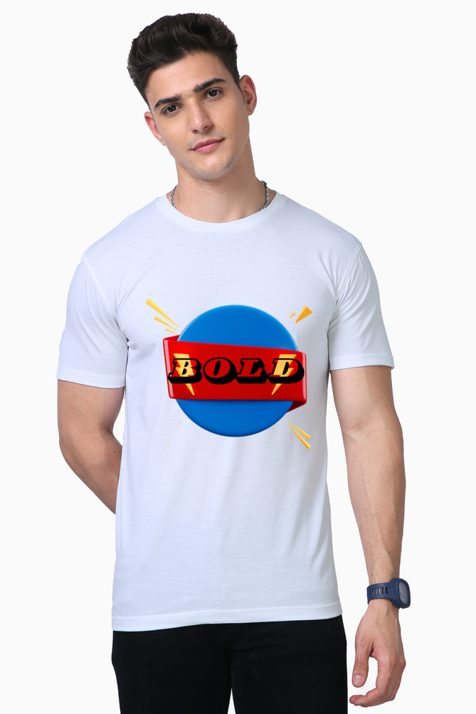 Stay Bold with Bluelander's Supima Cotton Half Sleeve T-Shirt!