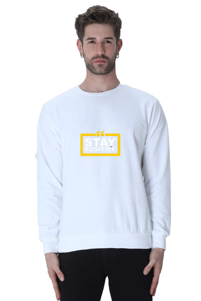 Bluelander sweatshirts Unleash Style, Power, and Comfort with Our  high quality and  Exclusive Designs,stay positive on negative place.