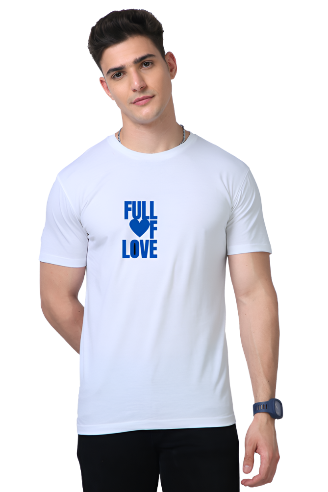 Bluelander Supima Half Sleeve T-Shirts. Enhanced Design, Supreme Comfort Paint the World with Love in Style!