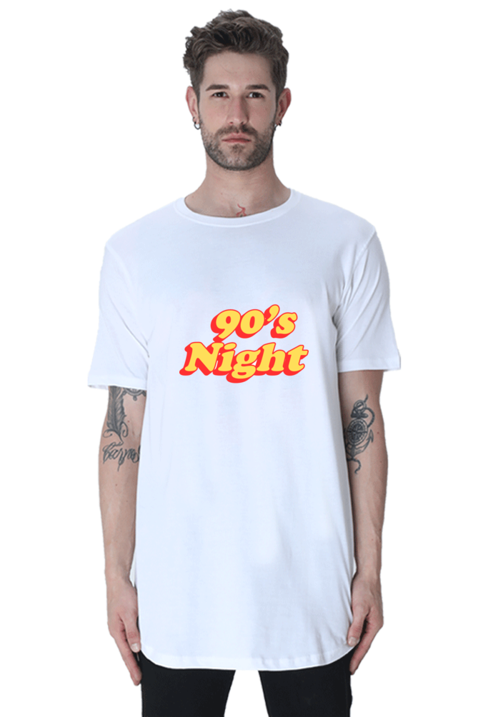 Step into Fashion's Spotlight with Bluelander's Cotton Half Sleeve Longline Curved T Shirts!