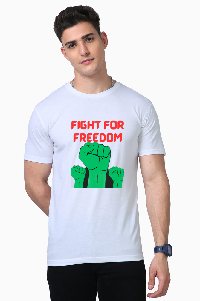 Walk in Freedom, Standout in Supima: Bluelander's Epic Half Sleeve Tees – Supreme Comfort, Unforgettable Design, Your Path to Unrestrained Style.