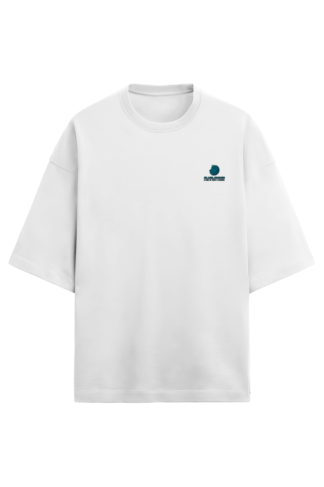 Style Meets Comfort: Bluelander Terry Oversized T-Shirt | 90% Cotton 10% Polyester | Unisex Fit | Pre-Shrunk & Drop Shoulder Design | Explore Now!