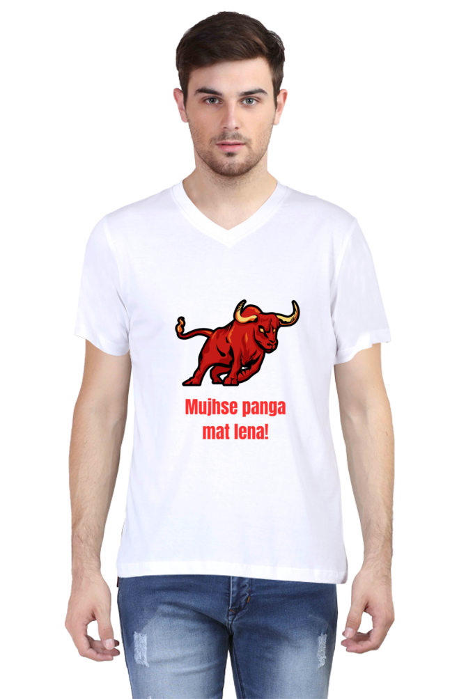 Bluelander's V Neck Cotton Half Sleeve T-Shirts - Step into Style!