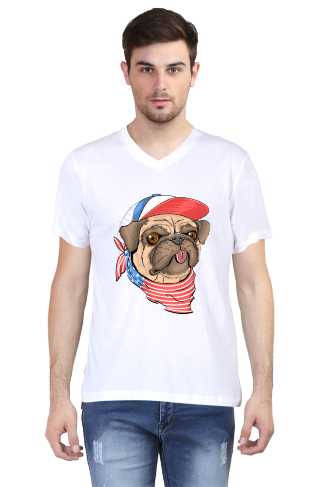 Elevate Your Look: Bluelander's V-Neck Cotton Half Sleeve T-Shirts!