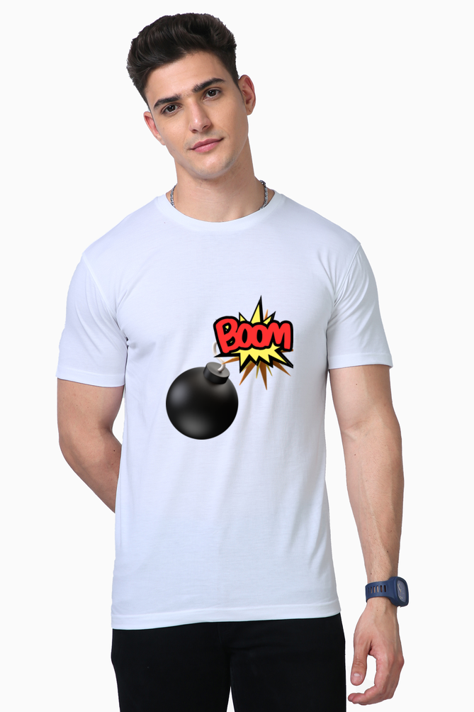 Rock Your Style with Bluelander's Supima Cotton Half Sleeve T-Shirt!
