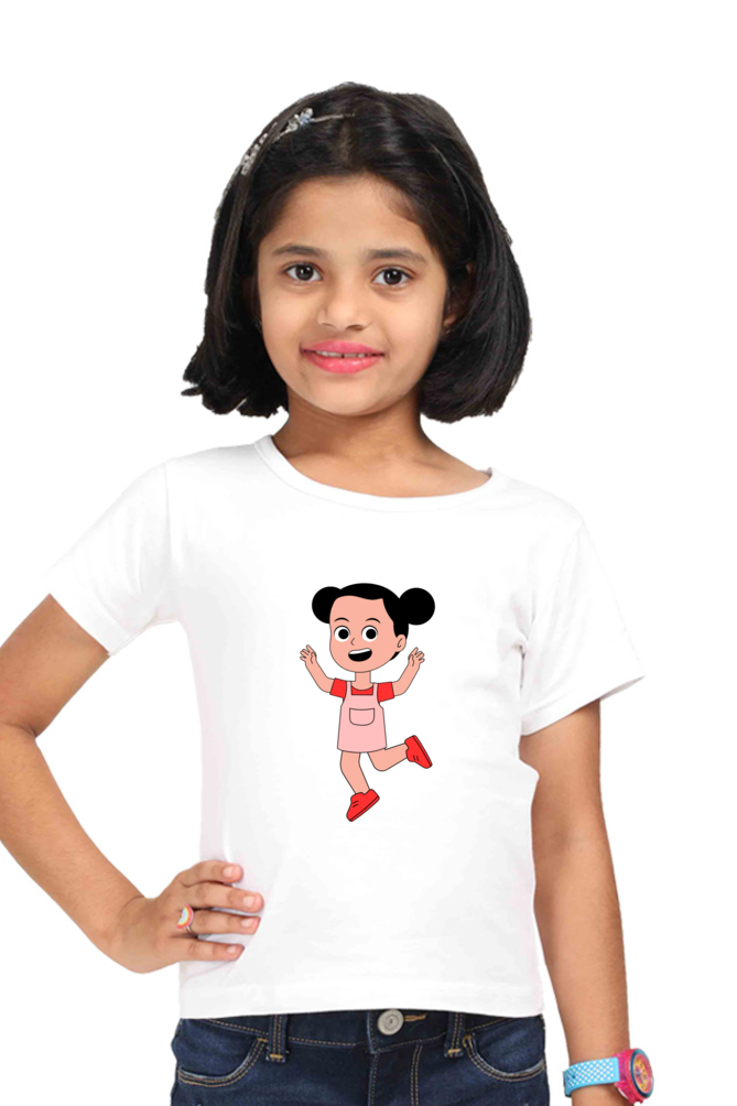 Twirl into Fun: Bluelander's Girls Cotton Half Sleeve Tees Delight!