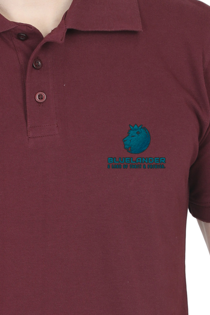 Bluelander's Polo: 220 GSM Premium Cotton - Super Combed, Bio Washed, Unisex Fit. Step into comfort, stride towards your dreams