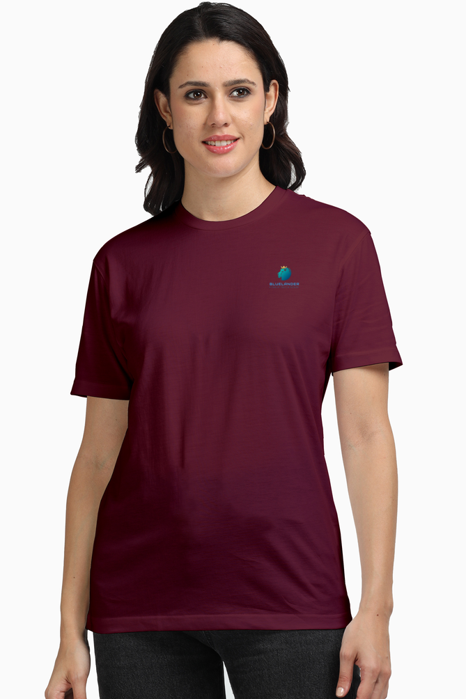 Experience Supreme Comfort with Bluelander Female Supima T-Shirt Unveiling Our Latest Design for the Ultimate Style and Comfort,Slay All Day with Power