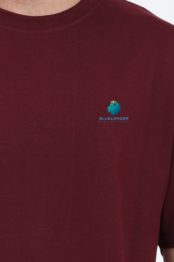 Step into Style: Bluelander's Oversize Classic Cotton T-Shirts - Where Wow Designs Lead the Way!