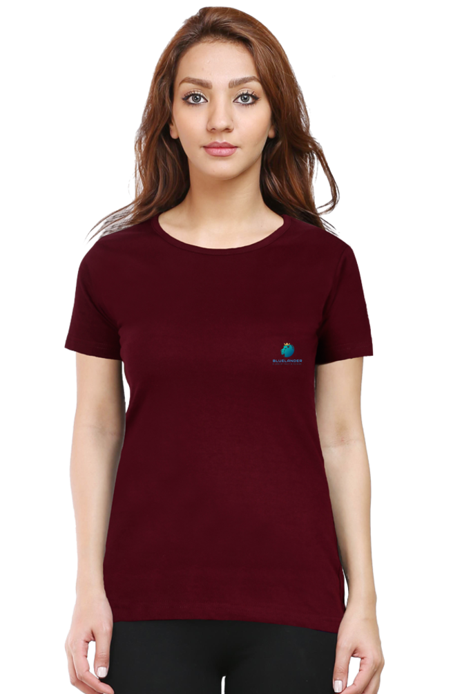 Bluelander's Female Cotton Half Sleeve T-Shirts: For Every She, Elegance Redefined.
