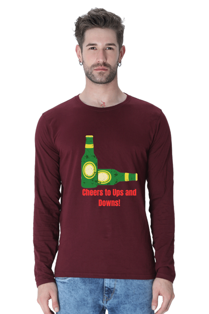 Make Your Weekend Remarkable with Bluelander's Cotton Full Sleeve T-Shirt!