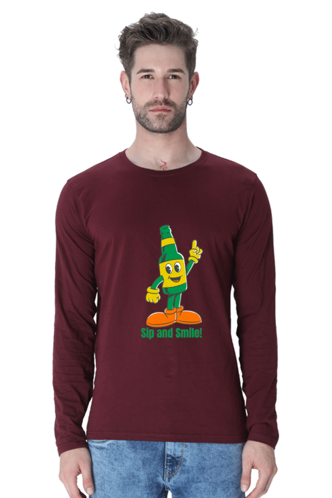 Unveil the Latest Trends: Bluelander's Cotton Full Sleeve Tee, Pioneering the New Fashion Era!