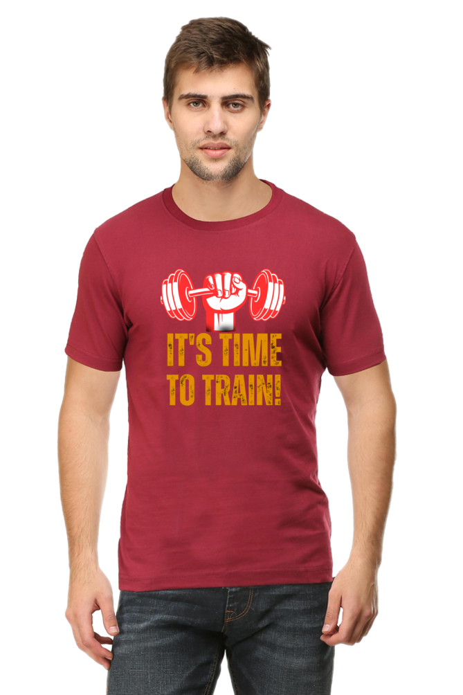 Level Up Your Fitness: Bluelander Cotton Half Sleeve T-Shirts - Supreme Comfort for Your Training Sessions